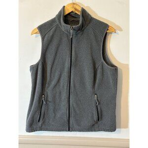 L.L.Bean Women's Mountain Classic Fleece Vest Gray Size Large - Cozy!